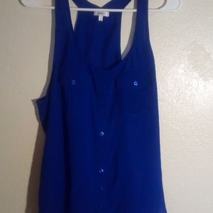 Blue tank top